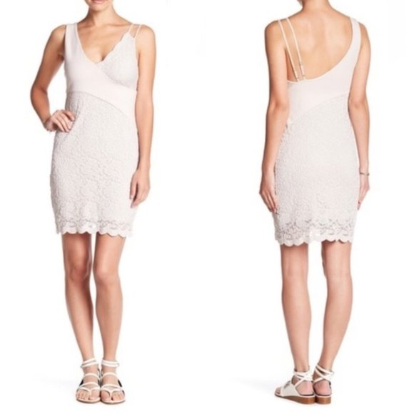 NWT! Free People Lower East Side Lace Mini Dress S - Picture 1 of 8